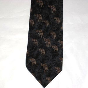 JIMMY V FOUNDATION ELEPHANT SILK TIE